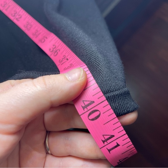 Calvin Klein Women’s Black Knit Dress Tie Sleeve Detail formal party Size M - Picture 8 of 8